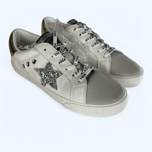 Vintage Havana Grande Rush Sneaker - Womens sz 8- White /Silver/Gold